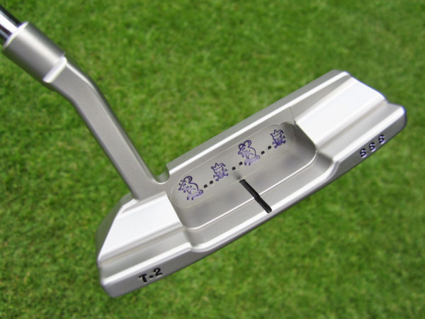 scotty cameron tour only sss timeless t2 newport 2 circle t 350g with tour rats and jester skulls putter golf club