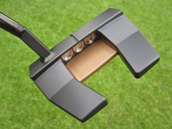 scotty cameron tour only black and bronze phantom x t5.5 circle t 360g with welded flojet neck putter golf club