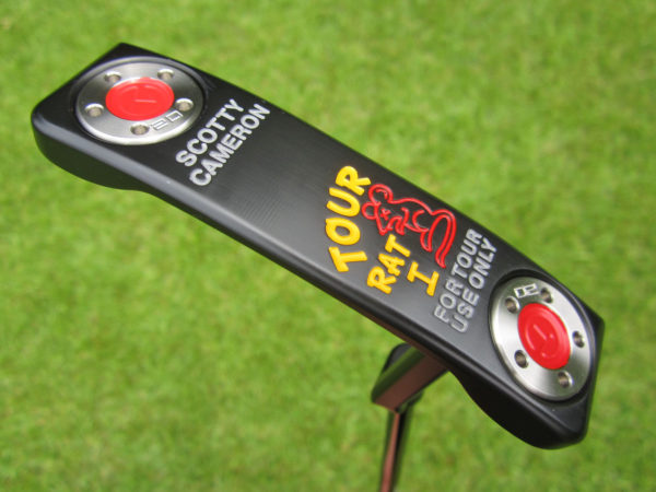 scotty cameron tour only black masterful tour rat circle t putter with top line golf club