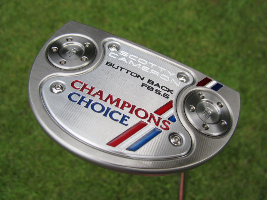 scotty cameron limited edition 2021 champions choice flowback 5.5 button back terylium insert putter golf club 350g