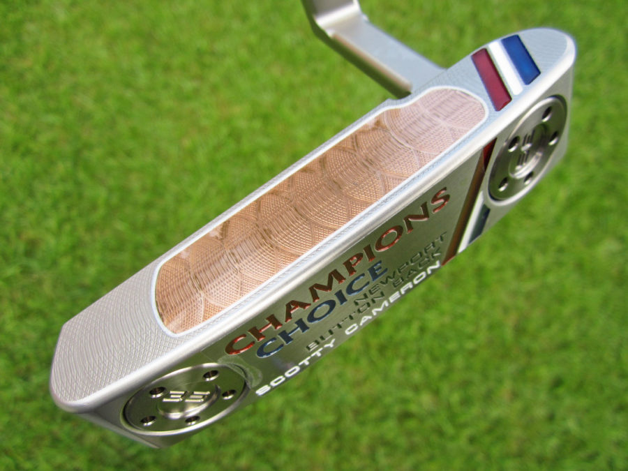 scotty cameron limited edition champions choice newport terylium button back putter golf club