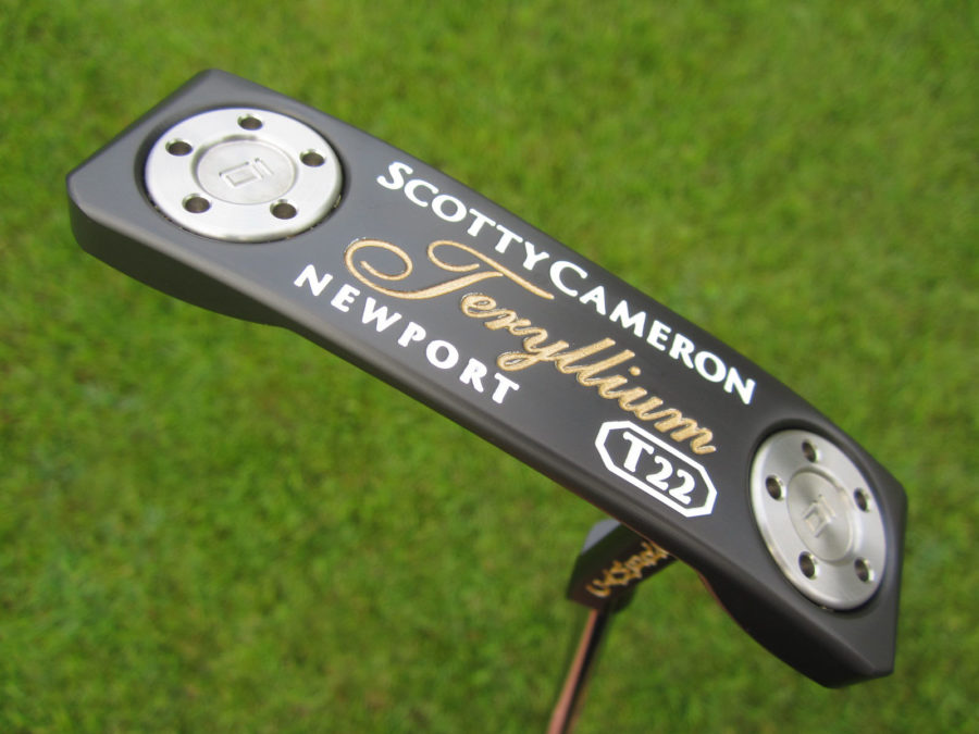 scotty cameron limited release t22 newport terylium putter golf club