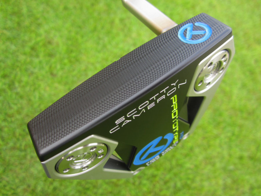 scotty cameron tour only 2021 phantom x t7.5 circle t mallet with welded sss plumber neck putter golf club 360g