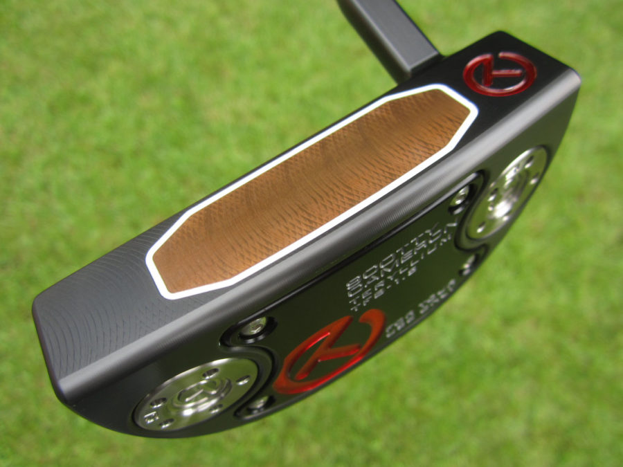 scotty cameron tour only black t22 fastback 1.5 tfb terylium circle t mallet 350g putter golf club