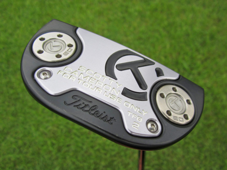 scotty cameron tour only black tfb2 fastback 2 select circle t 360g with smoked black circle t shaft putter golf club