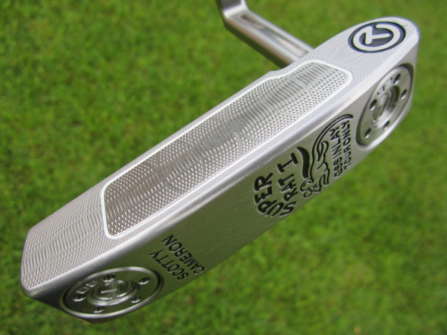 scotty cameron tour only gss masterful super rat silver mist circle t 360g putter with roll top golf club