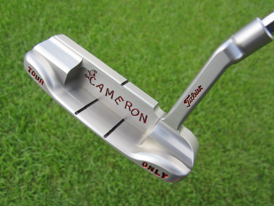 scotty cameron tour only lh left handed sss 009 circle t 340g with tri sole design putter golf club