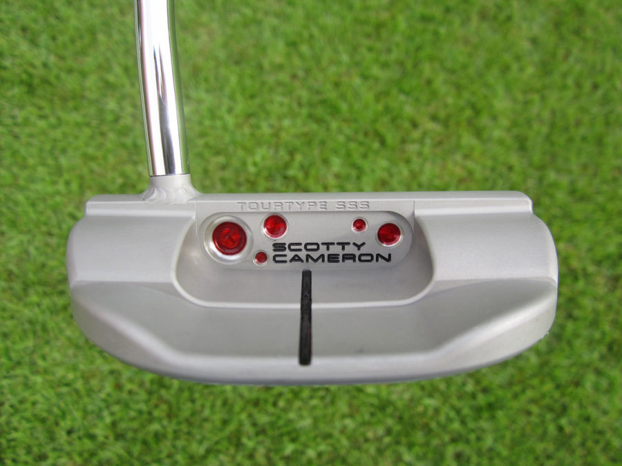 scotty cameron tour only misted sss fastback 1.5 tfb circle t mallet putter 360g with welded spud neck and double bend shaft putter golf club