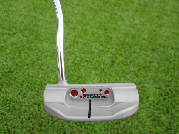 scotty cameron tour only misted sss fastback 1.5 tfb circle t mallet putter 360g with welded spud neck and double bend shaft putter golf club