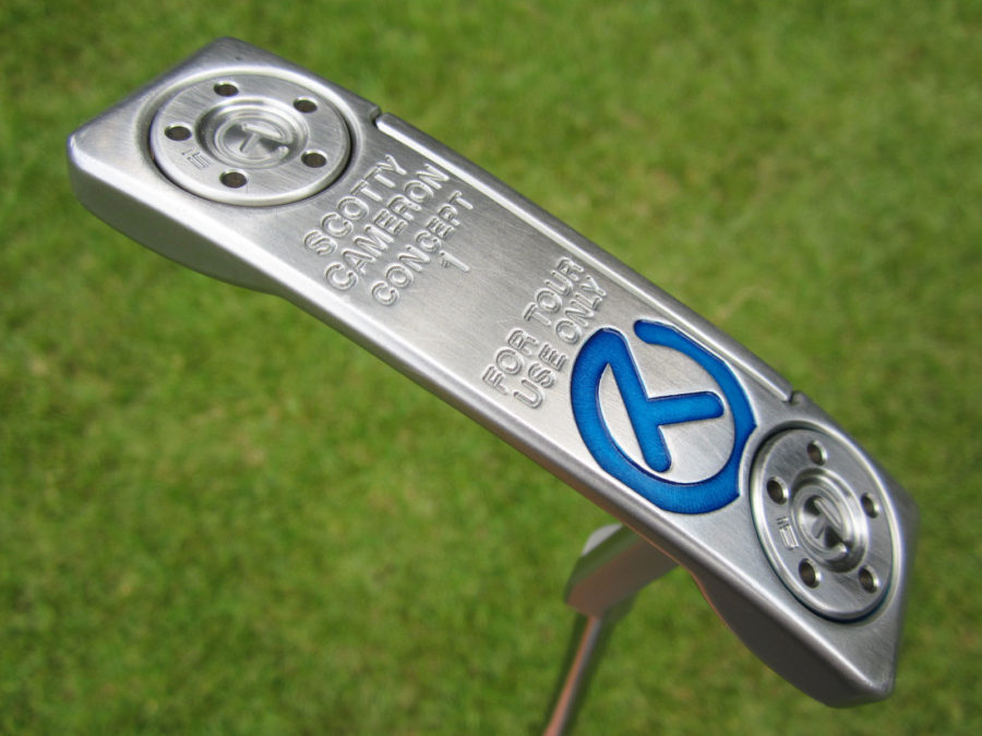 scotty cameron tour only newport tnp gss select blue circle t putter golf club with sight dot