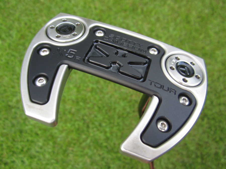 scotty cameron tour only sss futura x5r circle t mallet 340g justin thomas putter with black shaft golf club