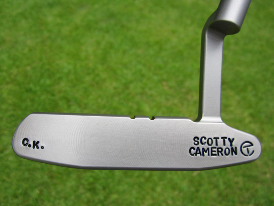 scotty cameron tour only sss newport 2 trisole handstamped circle t 350g putter golf club made for pga tour player colt knost