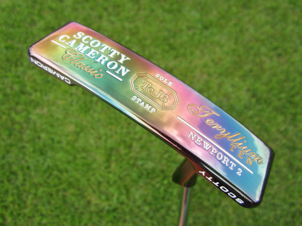 scotty cameron limited edition newport 2 black pearl terylium ten brooks koepka putter golf club