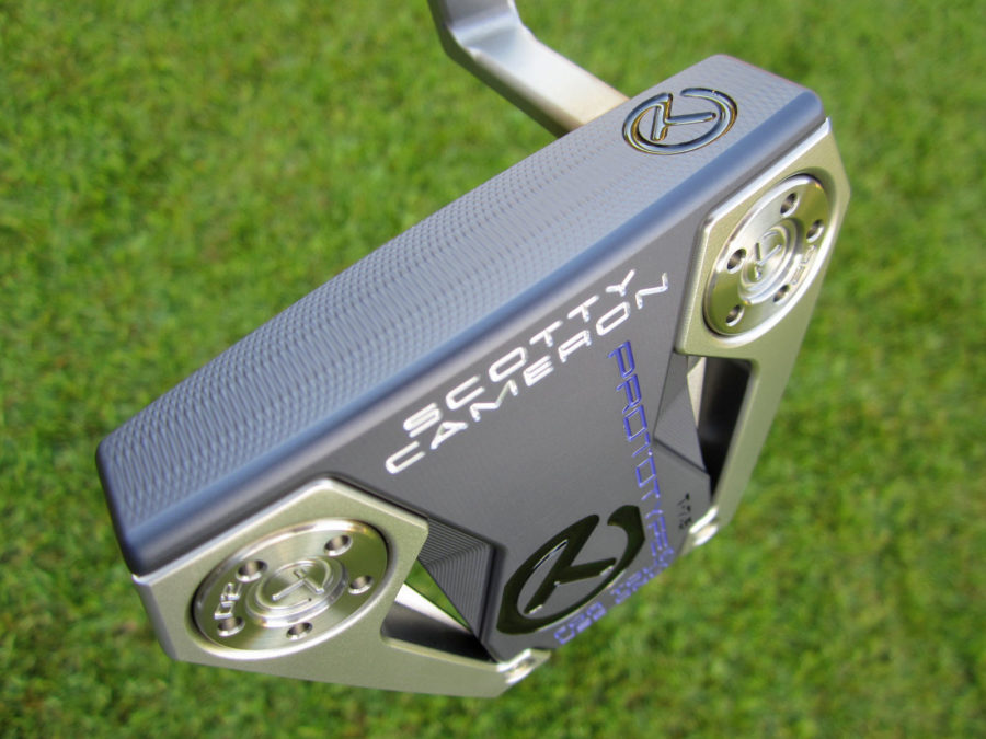 scotty cameron tour only 2021 phantom x t7.5 space grey circle t 360g with welded sss plumbers neck putter golf club