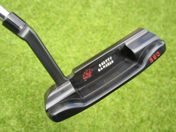 scotty cameron tour only brushed black carbon masterful 009m circle t 350g naked putter golf club