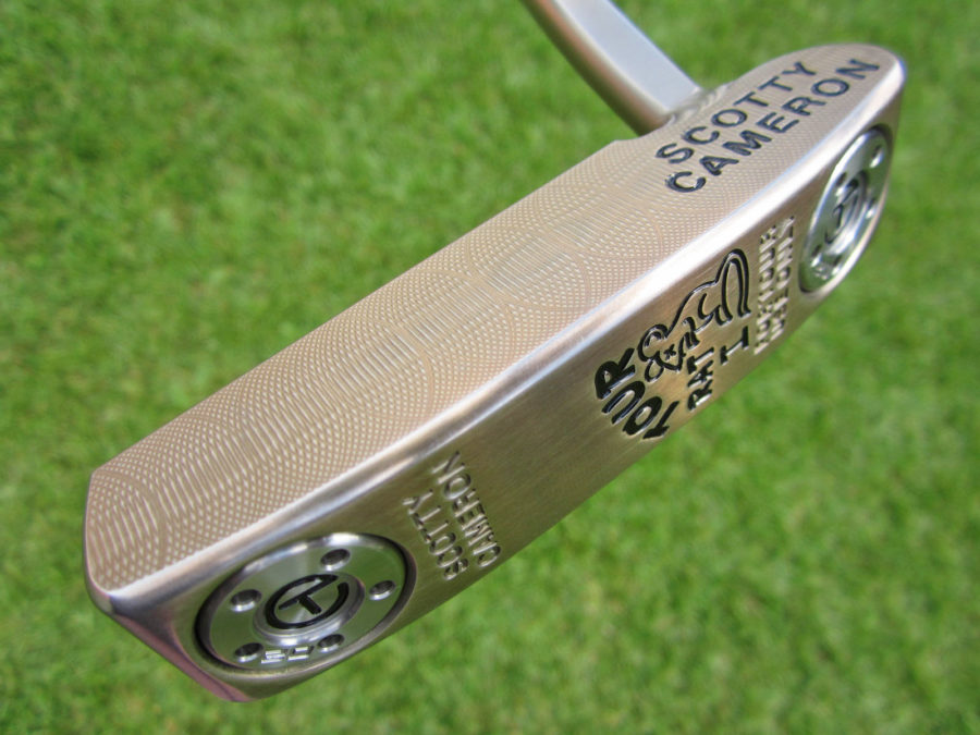 scotty cameron tour only chromatic bronze sss masterful tour rat circle t 350g with welded 2.5 neck putter golf club