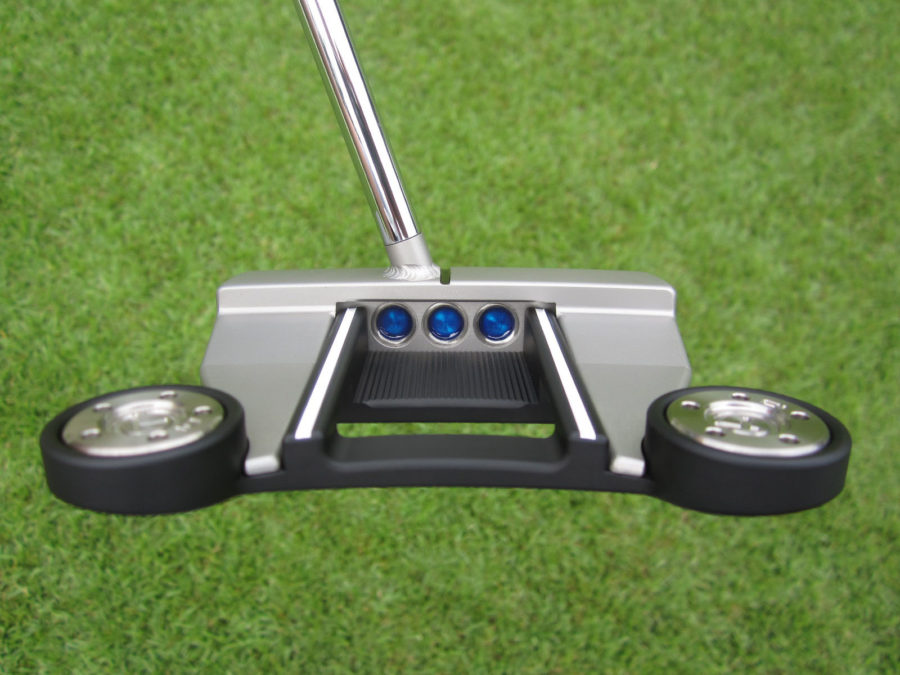 scotty cameron tour only futura t6m circle t mallet putter with welded sss spud centershaft neck golf club