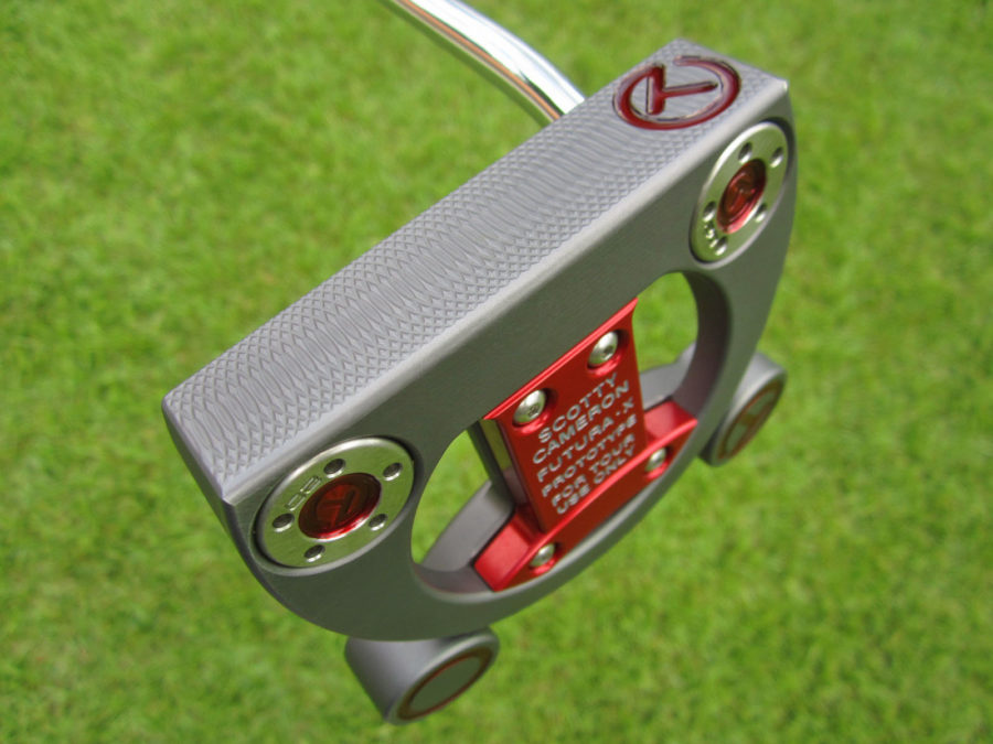 scotty cameron tour only futura x deluxe prototype circle t mallet putter golf club adam scott