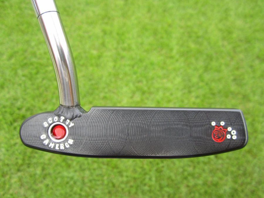 scotty cameron tour only left hand lh carbon masterful 009m circle t 350g with polished sss welded 1.5 round neck putter golf club