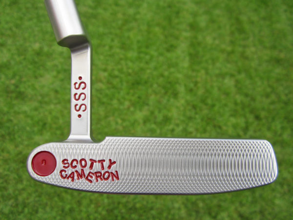 scotty cameron tour only left hand lh sss 009 circle t 350g deep milled tiger woods style stamps putter golf club