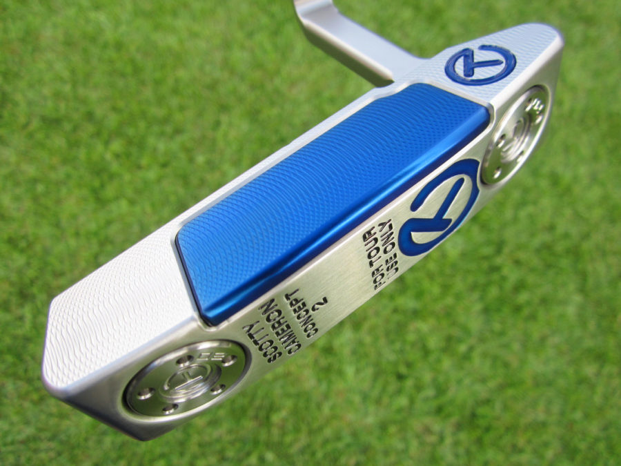 scotty cameron tour only xperimental blue sss newport 2 select circle t 360g with top line putter golf club
