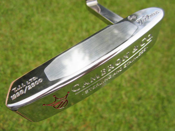 scotty cameron limited edition 1998 sterling and stainless newport putter golf club with grip in plastic