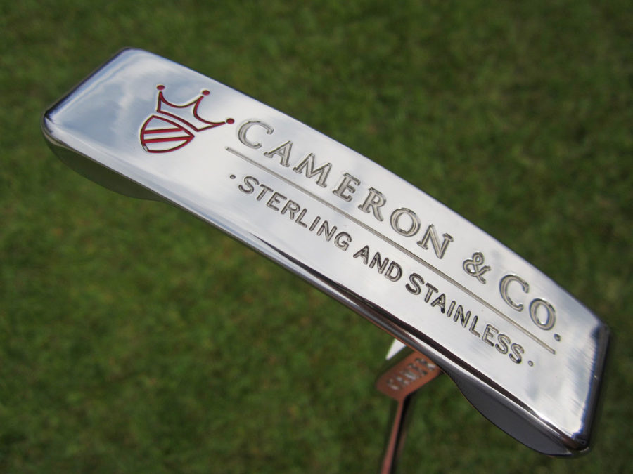 scotty cameron limited edition 1998 sterling and stainless newport putter golf club with grip in plastic