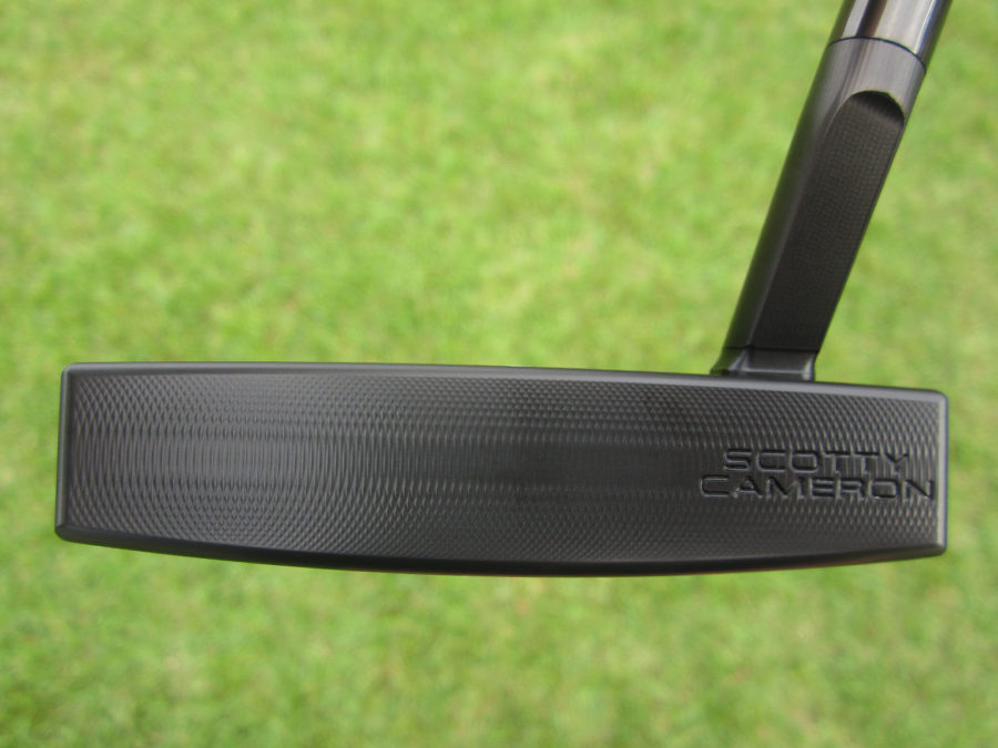 scotty cameron limited edition 2021 triple black limited phantom x 9.5 putter with black shaft