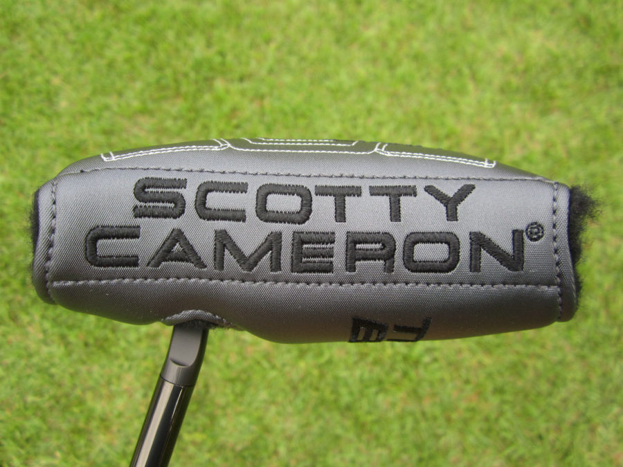 scotty cameron limited edition 2021 triple black limited phantom x 9.5 putter with black shaft
