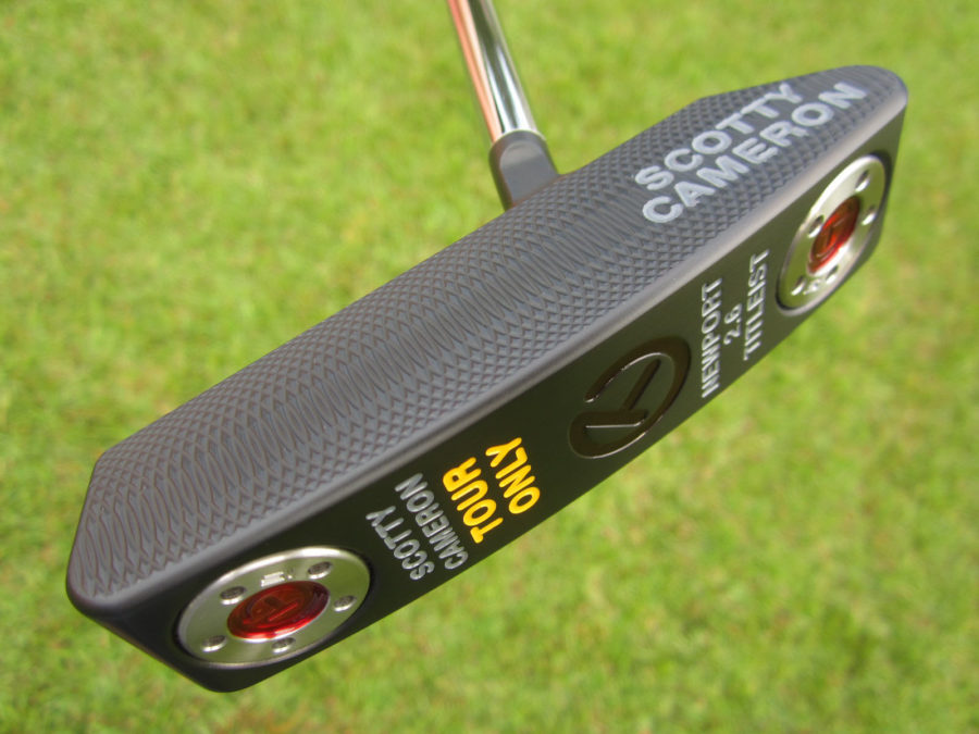 scotty cameron tour only black newport 2.6 centershaft select circle t putter golf club
