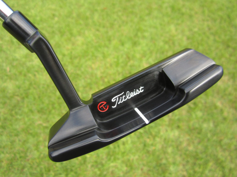 scotty cameron tour only carbon steel brushed black newport 2 tri sole handstamped circle t 330g putter golf club