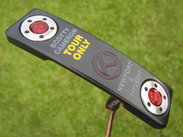 scotty cameron tour only 2021 masters hideki matsuyama black newport 2 select circle t putter golf club
