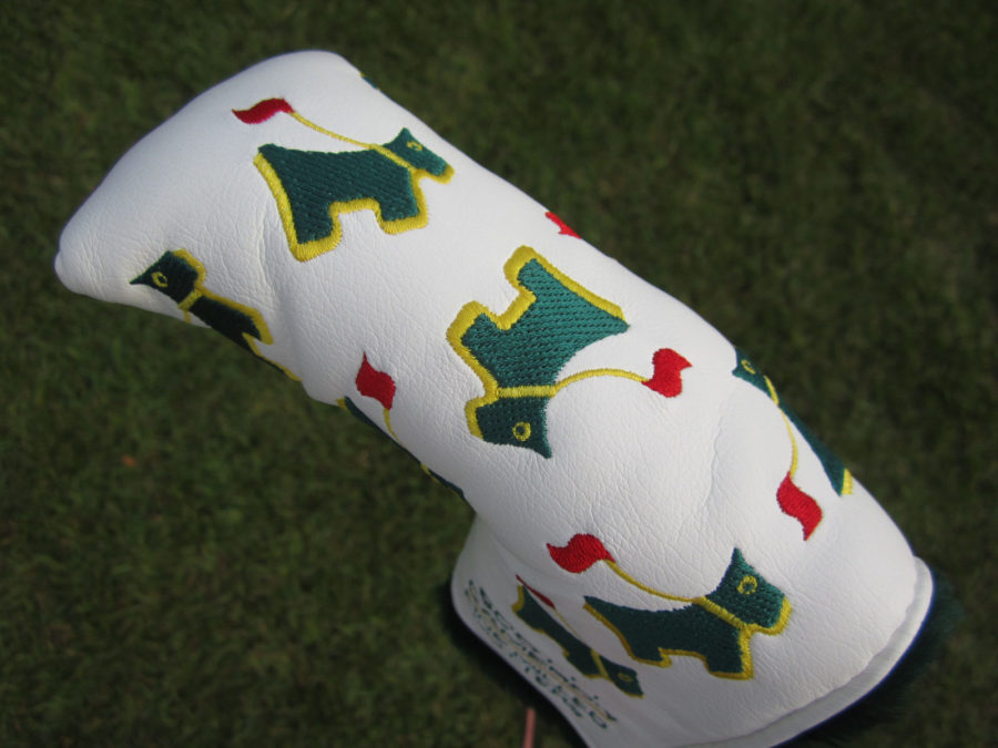 scotty cameron limited edition headcover 2007 masters white pin flag scotty dogs