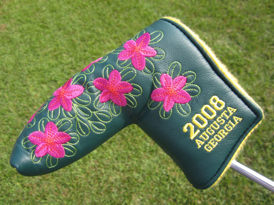 scotty cameron limited edition headcover 2008 masters pink azaleas