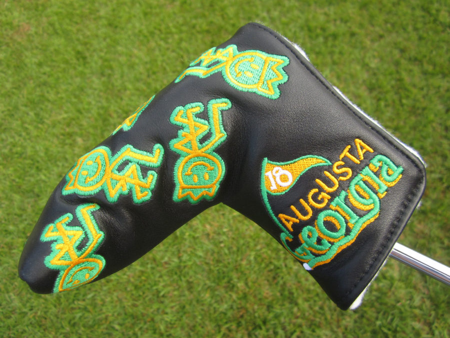 scotty cameron limited edition headcover 2010 masters putterman black leather