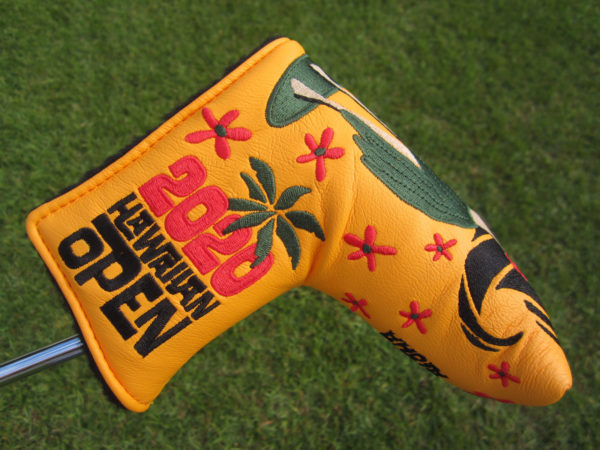 scotty cameron limited edition headcover 2020 sony open in hawaii orange hula girl headcover