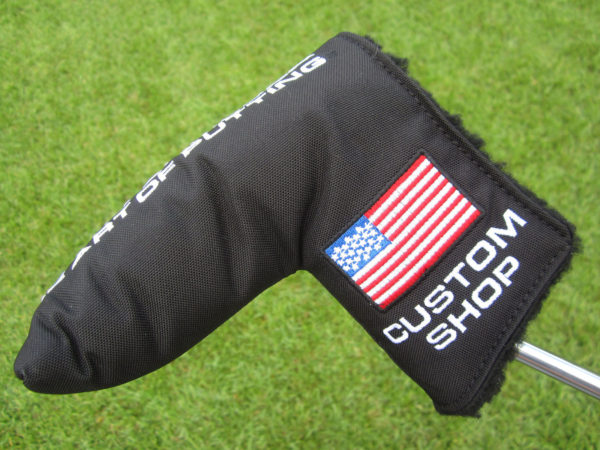 scotty cameron custom shop black nylon the art of putting blade headcover