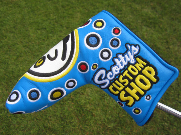 scotty cameron limited edition headcover custom shop blue jackpot johnny blade