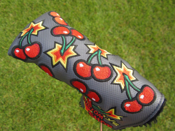 scotty cameron limited edition headcover grey cherry bombs custom shop jordan spieth