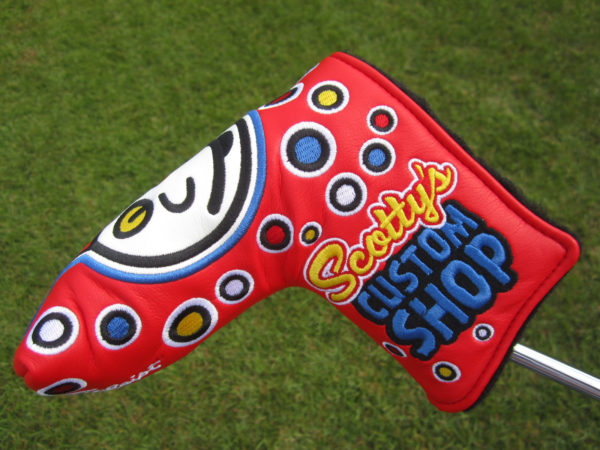 scotty cameron limited edition headcover custom shop red jackpot johnny blade