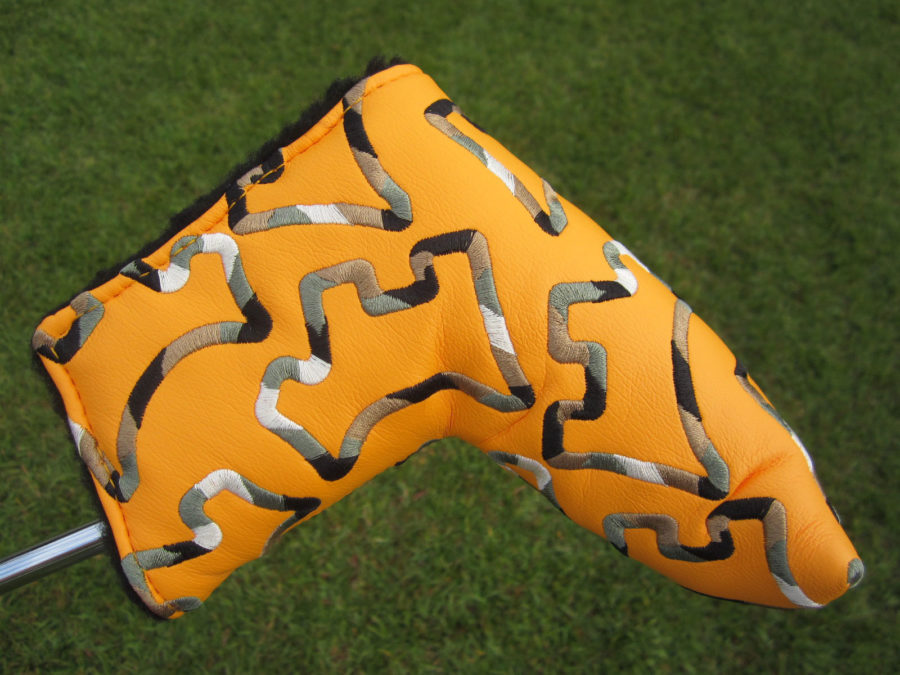 scotty cameron limited edition headcover yellow camo scotty dogs
