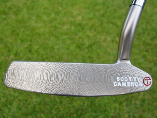 scotty cameron tour only gss newport 1.5 circle t 350g putter with welded 1.5 round neck and tiger woods style stamps golf club