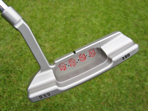 scotty cameron tour only sss timeless newport 2 upside down hot head harry stamps circle t 350g putter golf club with top line and tungsten sole plugs