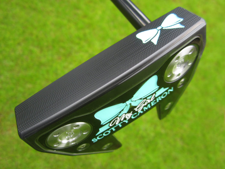 scotty cameron limited edition 2021 my girl phantom x 7 mallet with tiffany paint putter golf club 20th edition