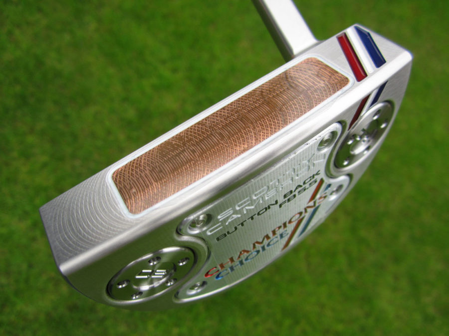 scotty cameron limited edition champions choice flowback 5.5 button back putter golf club