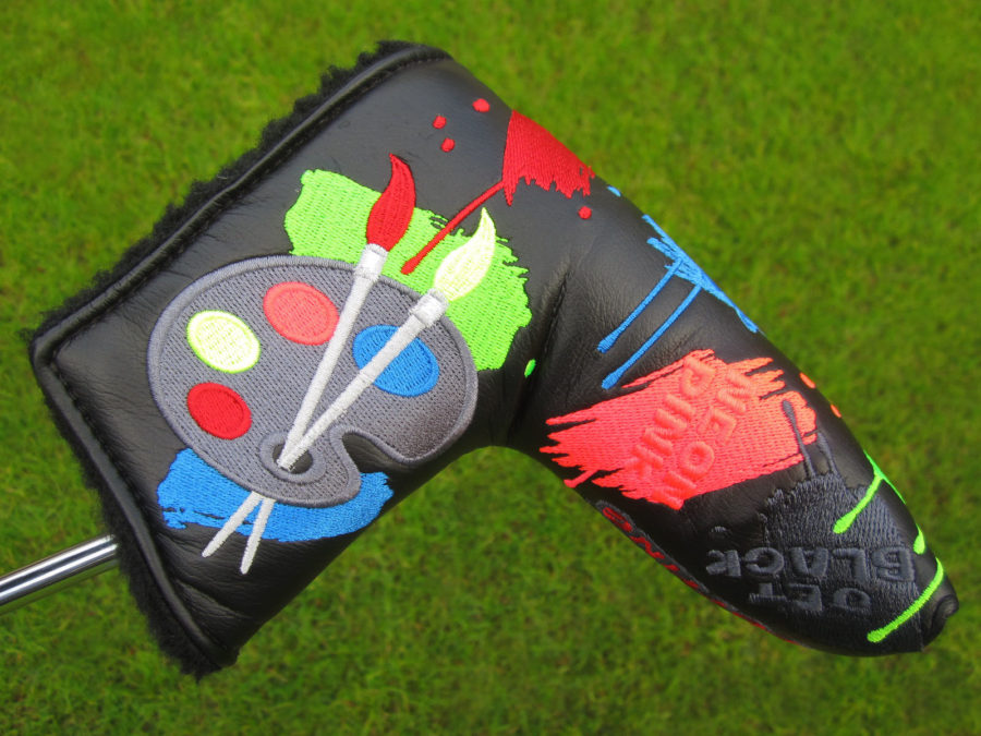 scotty cameron limited edition encinitas california gallery paint splash painters palette limited release blade putter headcover
