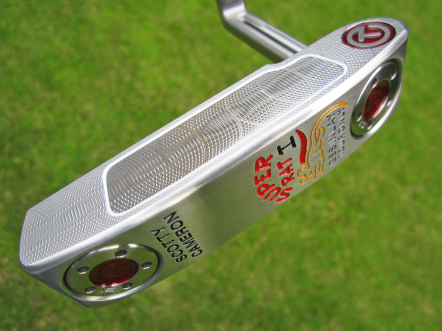scotty cameron tour only sss masterful super rat gss insert circle t 360g putter golf club with tiger woods style sight dot