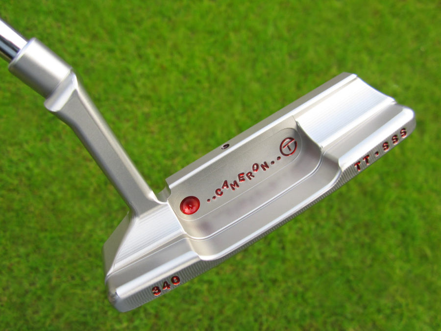 scotty cameron tour only sss timeless tourtype newport 2 circle t 340g putter with retro stamps and tour dots golf club