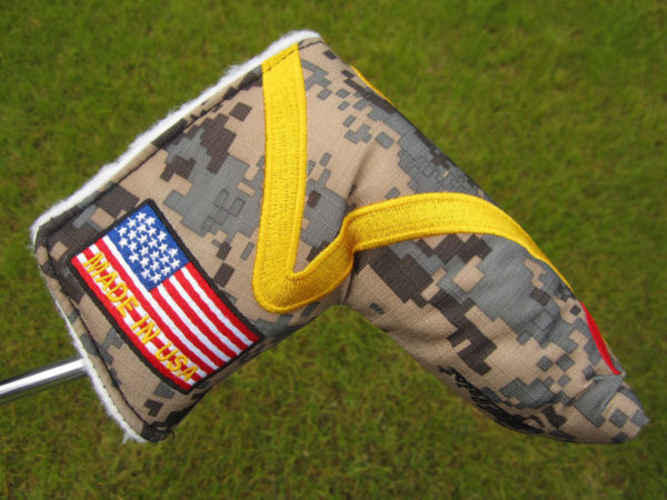 scotty cameron limited edition headcover digital camo bulldog blade putter