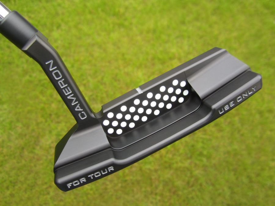 scotty cameron tour only black newport 2 t22 terylium circle t putter with top line golf club